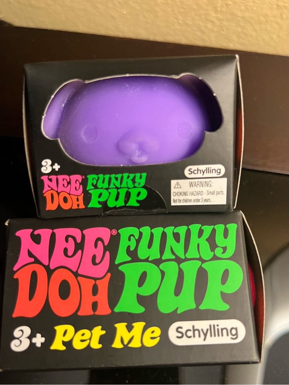 NeeDoh Funky Pup Squishy Sensory Fidget Toy NWT - PURPLE